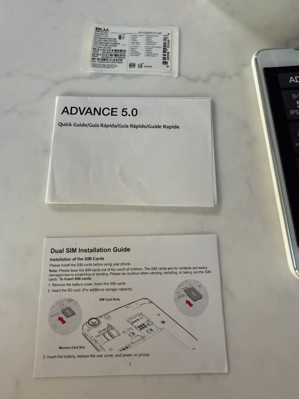 Android BLU 5.0 Cell Phone - Picture 3 of 7